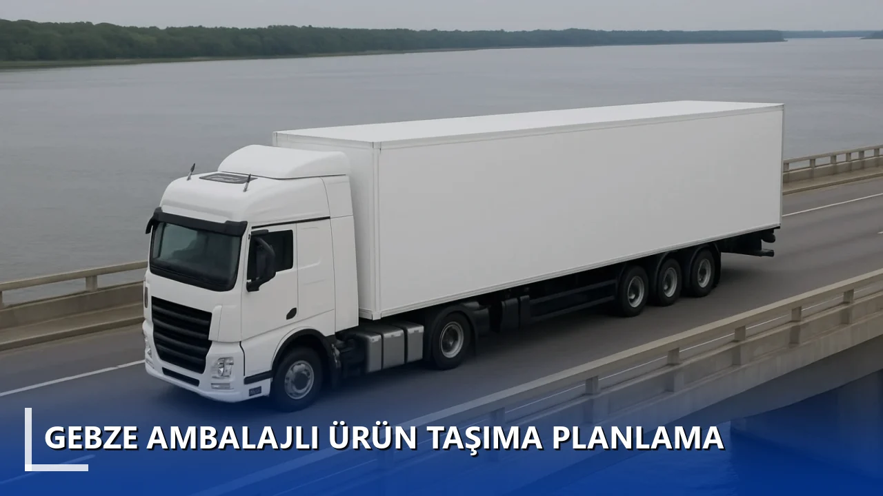 Gebze Ambalajlı Ürün Taşıma Planlama