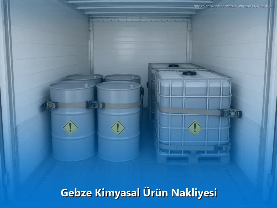 Gebze Kimyasal Ürün Nakliyesi