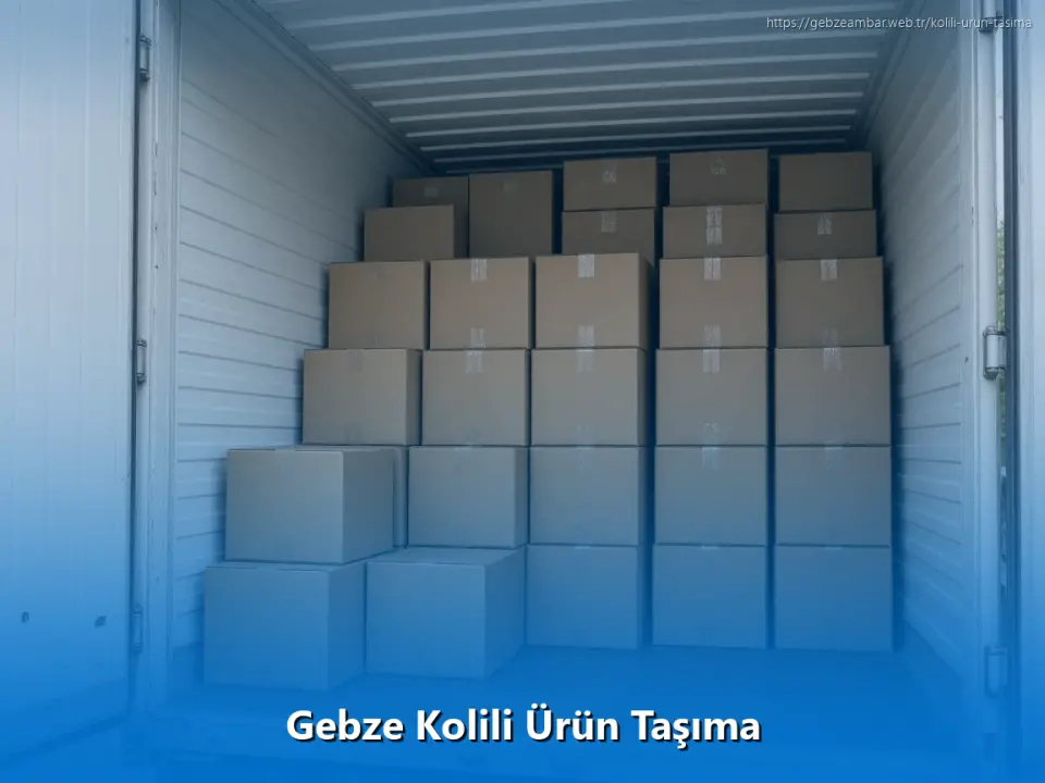 Gebze Kolili Ürün Taşıma