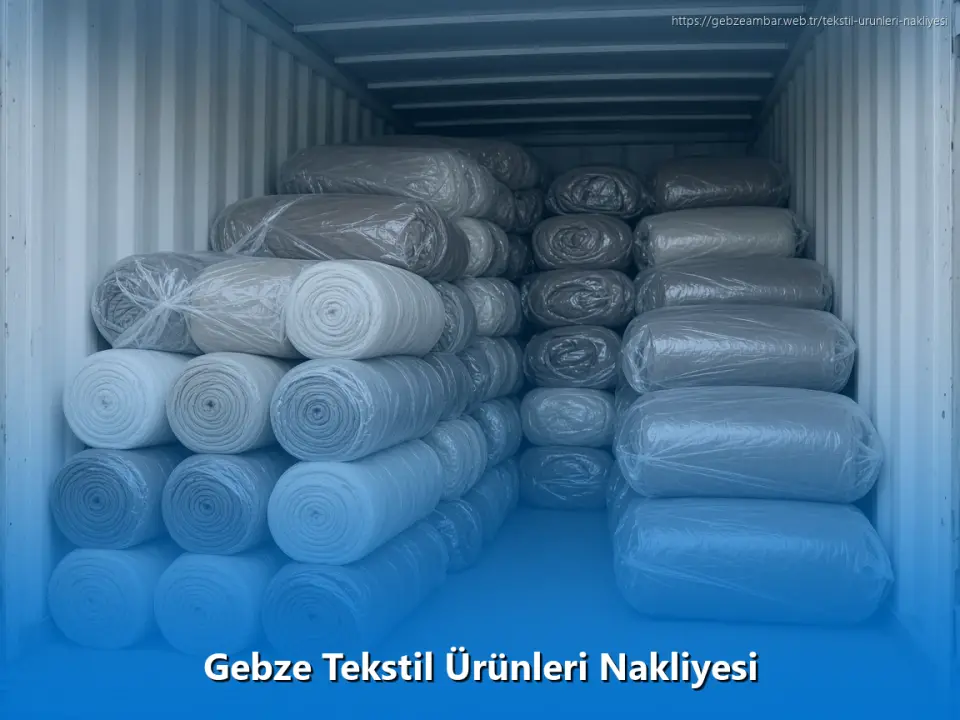 Gebze Tekstil Ürünleri Nakliyesi